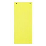 Paquet 100 Fiches Intercalaires Horizontales Unies Perforées Forever - 105x240mm - Jaune - Exacompta