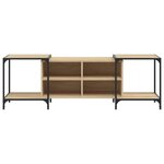 vidaXL Meuble TV chêne sonoma 153x37x50 cm bois d'ingénierie