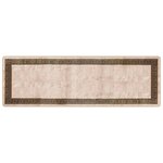 vidaXL Coureur de Tapis MARSA Noir 80 x 250 cm Polyester et PVC
