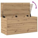 vidaXL Boîte de Rangement chêne artisanal 100 x 42 x 46 cm