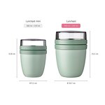 Mepal 107648078700 - Lunch pot Ellipse - Vivid mauve