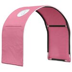 vidaXL Tunnel de lit pour lit mezzanine d'enfants 2 Pièces Rose Polyester