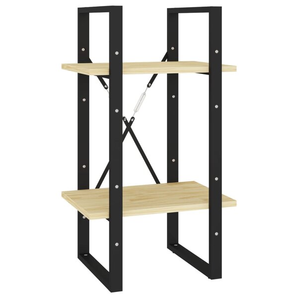 vidaXL Bibliothèque à 2 niveaux 40x30x70 cm Bois de pin massif