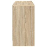 vidaXL Bureau Chêne Sonoma Bois d'ingénierie 100 x 40 x 75 cm