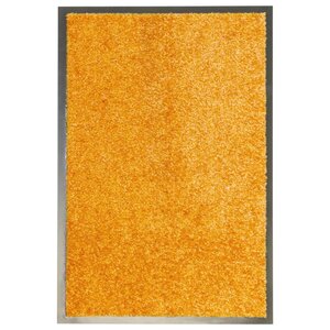 vidaXL Paillasson lavable Orange 40x60 cm