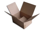 Lot de 500 boîtes carton (n°5a) format 185x125x85 mm