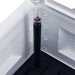 vidaXL Lit surélevé de jardin et treillis et système d'arrosage Blanc