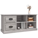vidaXL Meuble TV sonoma gris 102x35 5x47 5 cm bois d'ingénierie