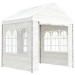 vidaXL Belvédère avec toit blanc 2 28x2 23x2 69 m polyéthylène