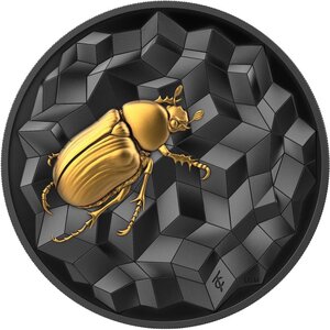 Pièce de monnaie en Argent 20 Dollars g 31.1 (1 oz) Millésime 2025 Entoma SCARABEO