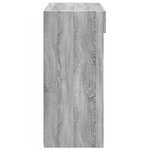 vidaXL Buffet sonoma gris 80x42 5x93 cm bois d'ingénierie