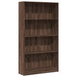 vidaXL Bibliothèque chêne marron 80x24x143 cm bois d'ingénierie