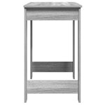 vidaXL Bureau sonoma gris 100x45x75 cm bois d'ingénierie