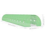 vidaXL Serre 54 m² 18x3x2 m