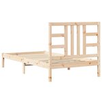 vidaXL Cadre de lit sans matelas 100x200 cm bois massif