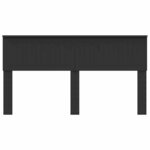 vidaXL Tête de lit Chêne noir 160 cm Bois d'ingénierie