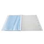 Protège-documents Amovibles Anneaux Polypropylène Crystal 60 vues A4 EXACOMPTA