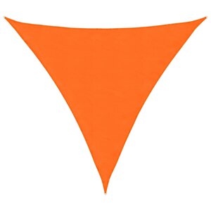 vidaXL Voile de parasol tissu oxford triangulaire 5x5x5 m orange