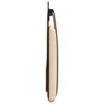 vidaXL Tête de lit suspendue Crème PU antique