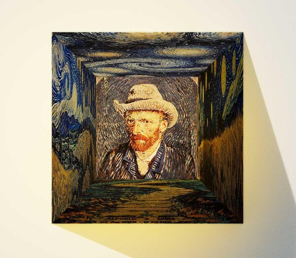 Pièce de monnaie en Argent 5 Cedis g 31.1 (1 oz) Millésime 2025 3D Optical Illusion STARRY NIGHT 3D