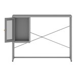 Bureau table poste de travail acier 75 x 100 x 50 cm gris 03_0009068