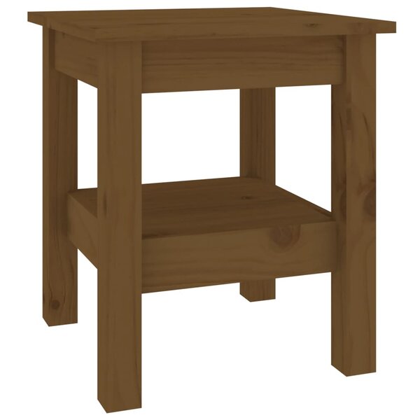 vidaXL Table basse Marron miel 35x35x40 cm Bois massif de pin
