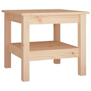 vidaXL Table basse 45x45x40 cm en bois de pin massif