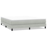 vidaXL Sommier à lattes de lit sans matelas 180x210 cm velours