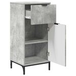 vidaXL Cabinet de salle de bain Gris béton 39.5 x 36 x 88 cm
