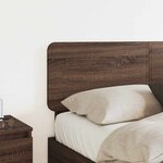 vidaXL Tête de lit Chêne brun 140 cm Bois d'ingénierie