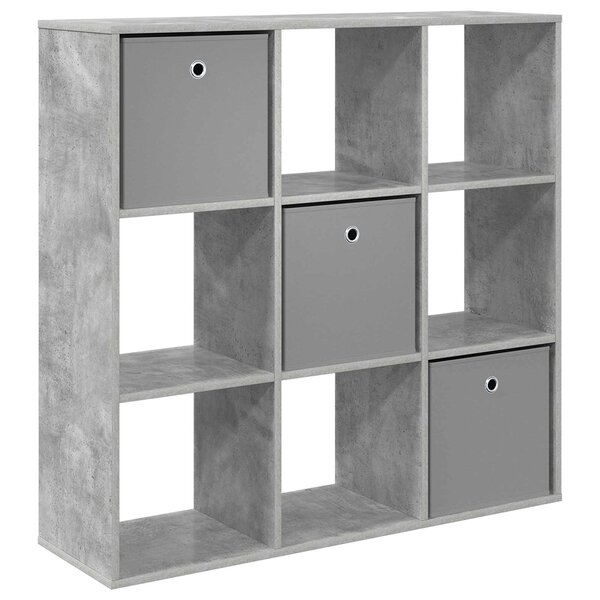 vidaXL Buffet Gris béton 102 x 31 x 99 5 cm