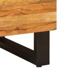 vidaXL Meuble d'appoint Marron 60 x 33 x 75 cm Bois de mangue massif