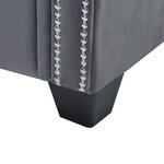 Vidaxl canapé à 2 places revêtement en velours 146x75x72 cm gris