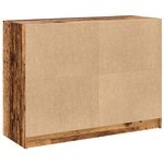 vidaXL Buffet vieux bois 102x37x75 5 cm bois d'ingénierie
