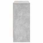 vidaXL Buffet Gris béton 88 5 x 27 5 x 63 5 cm