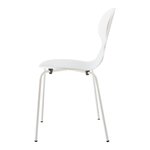 Lot de 4 chaises de salle à manger moderne design robuste blanc 03_0009833