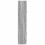 vidaXL Ensemble de Meubles 2 Pièces Sonoma gris Bois d'ingénierie