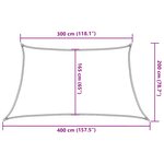 vidaXL Voile d'ombrage 160 g/m² Taupe 3/4x2 m PEHD
