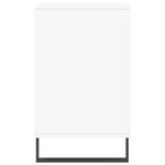 vidaXL Armoire à chaussure Blanc brillant 102x36x60 cm Bois ingénierie