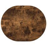 vidaXL Table d'appoint Chêne fumé 50 x 39 5 x 55 cm Bois d'ingénierie