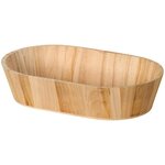Corbeille ovale en bois 300 x 190