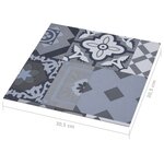 vidaXL Dalles de plancher autoadhésives 20Pièces PVC 1 86 m² motif coloré