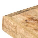 vidaXL Table à dîner 180x90x76 cm Bois de manguier brut solide