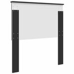vidaXL Tête de lit Chêne noir 80 cm Bois d'ingénierie