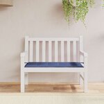 vidaXL Coussin de banc de jardin bleu marine 100x50x4 cm tissu oxford