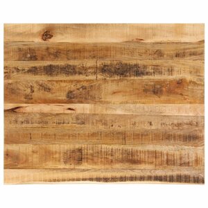 vidaXL Dessus de table 110x80x2 5cm bord vif bois massif manguier brut