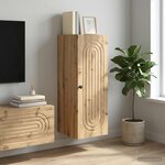 vidaXL Armoire Murale 33 x 34 5 x 90 cm Bois d'ingénierie