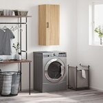 vidaXL Armoire murale chêne sonoma 34 5x34x90 cm