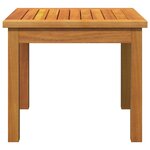 vidaXL Table d'appoint Marron Bois d'acacia massif