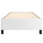 vidaXL Cadre de lit sans matelas blanc 90x200 cm similicuir